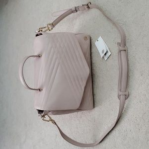 New Tory Burch Handbag Shoulder Bag Crossbody Top handle Pale Neutral color